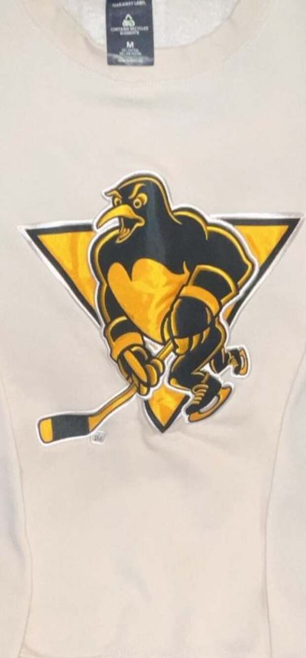 J. America Pittsburgh Penguins NHL Crew Neck Sweatshirt Medium